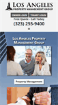 Mobile Screenshot of losangelespropertymanagementgroup.com